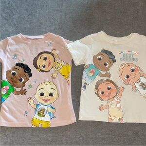 B/G Twin Cocomelon Short Sleeve Top Lot 3T